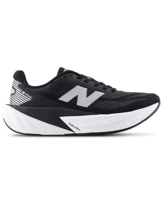 Men's New Balance FuelCell Rebel v5, Black/White/White, 11 D Medium