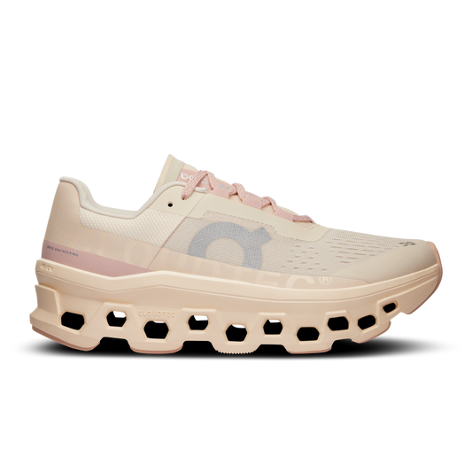 Women's On Cloudmonster, Moon/Fawn, 6 B Medium