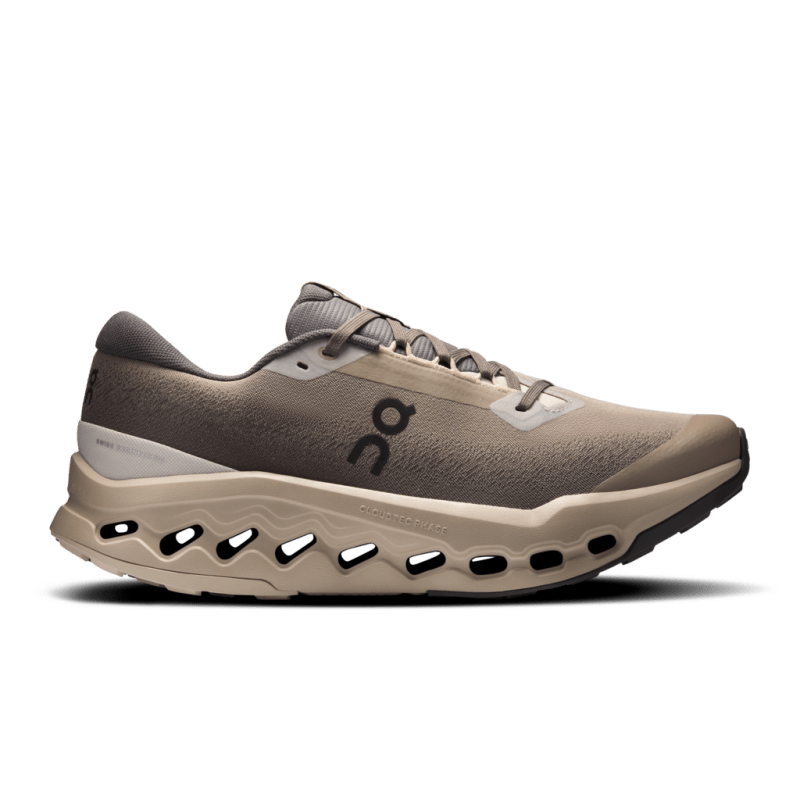 Women's On Cloudsurfer Trail 2 Waterproof, Cinder/Desert, 7 B Medium