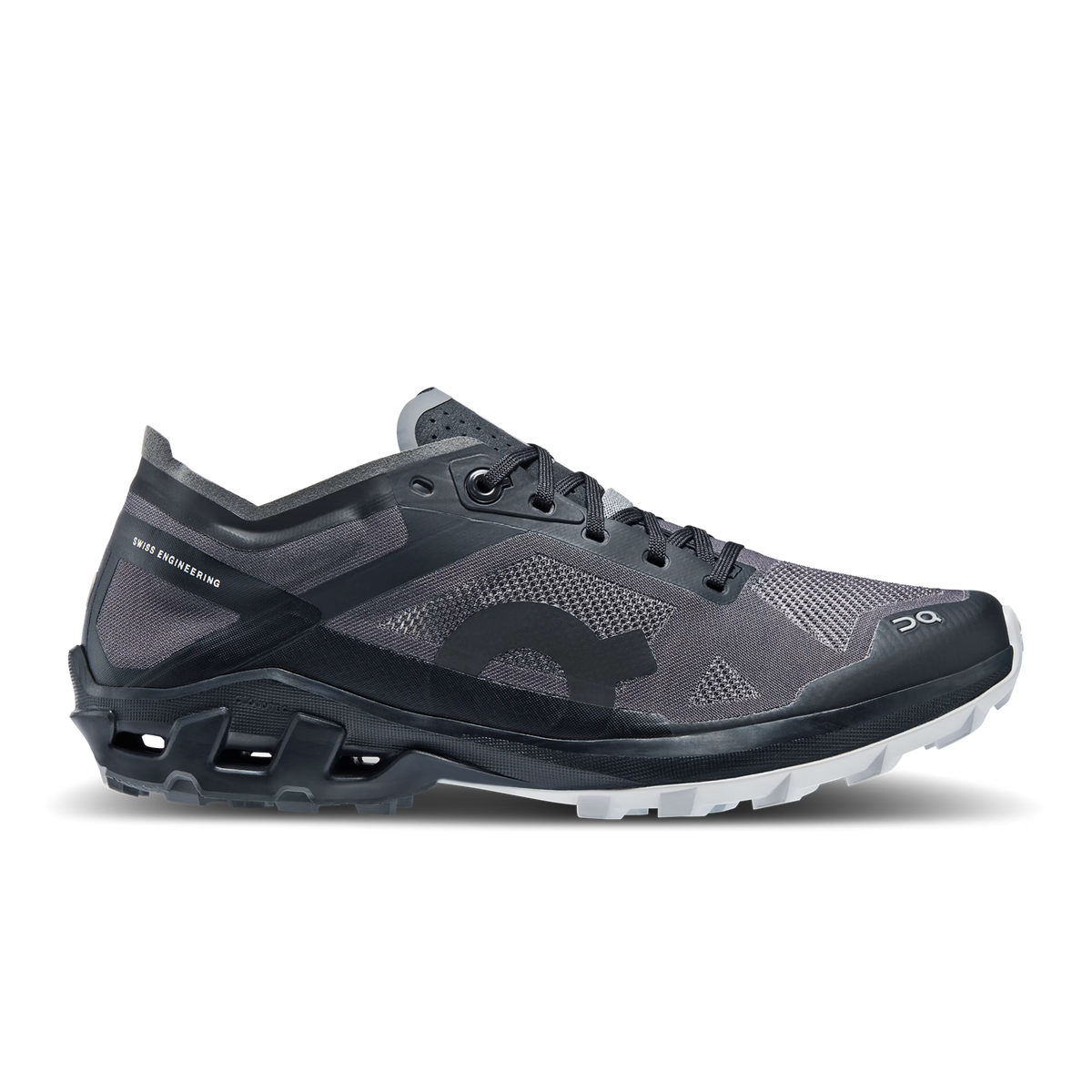 Women's On Cloudventure Peak 3, Black/Glacier, 10 B Medium