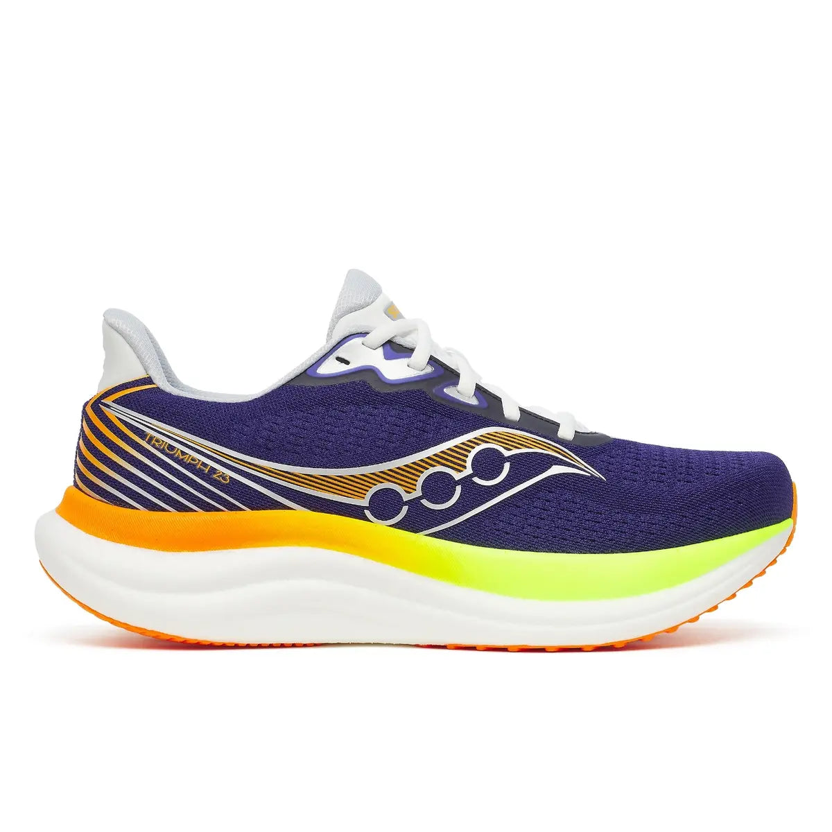 Men's Saucony Triumph 23, Frigid/Citron, 12 D Medium
