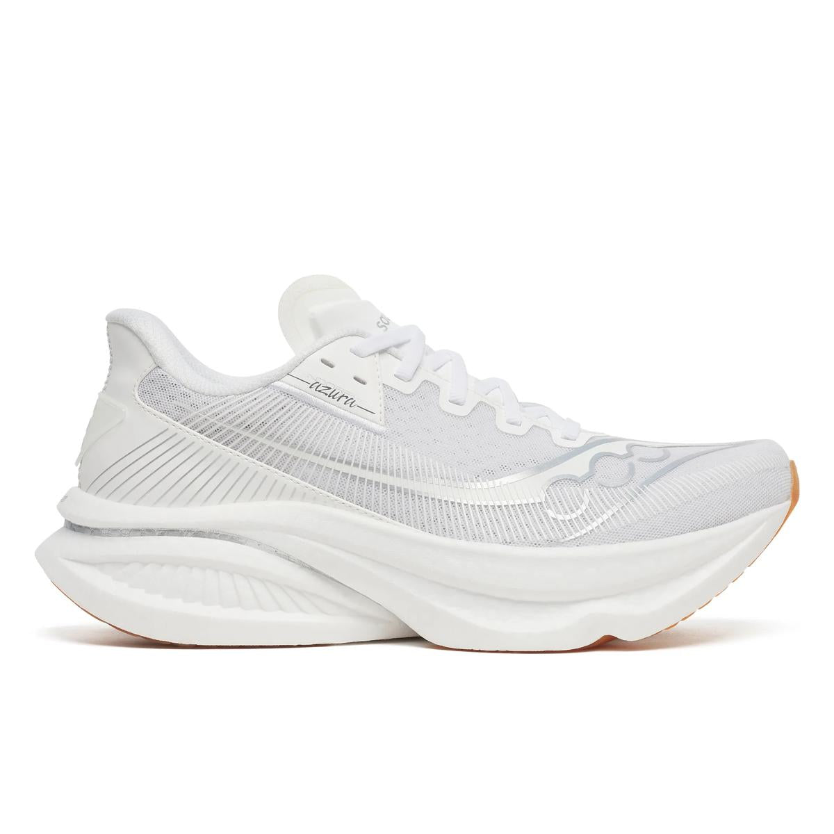 Men's Saucony Endorphin Azura, White/Gum, 11.5 D Medium