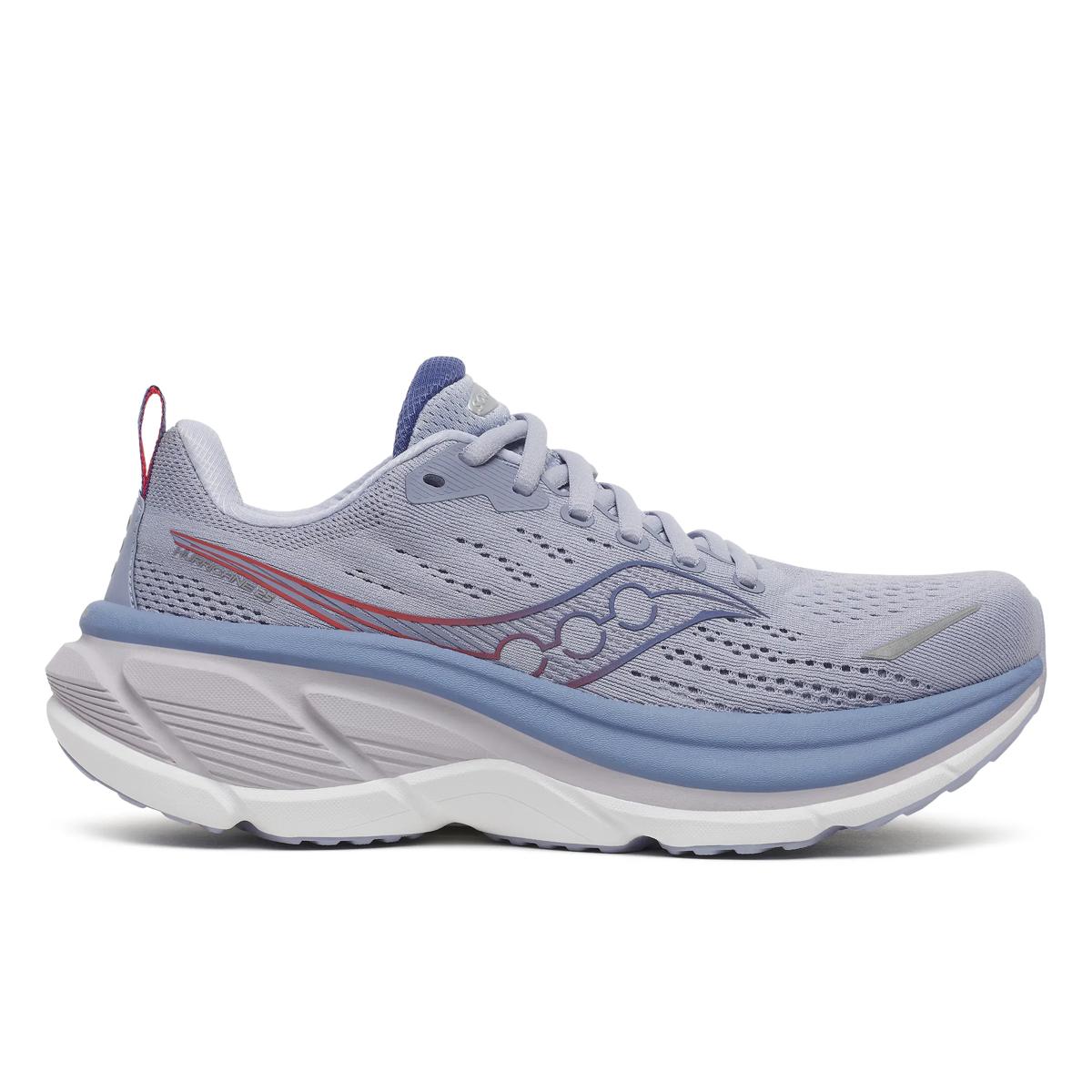 Women's Saucony Hurricane 25, Thistle/Aster, 7 D Wide