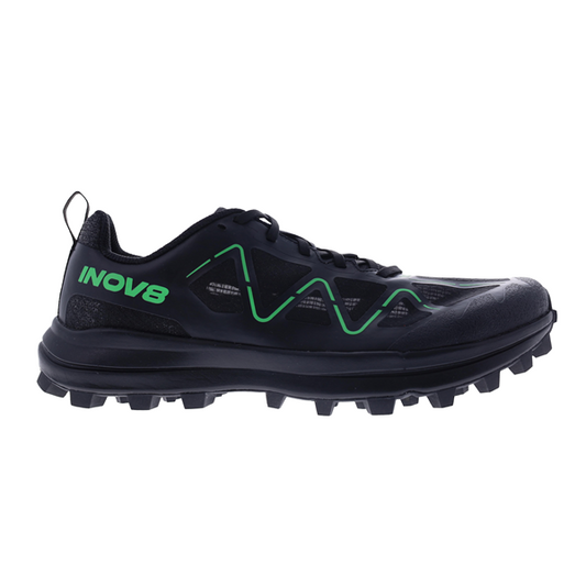 Women's Inov8 Mudtalon Zero, Black/Green, 9 D Wide