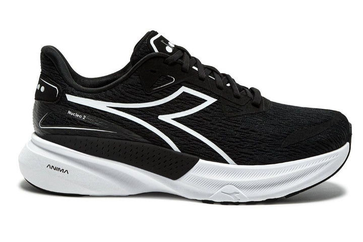 Women's Diadora Nucleo 2, Black/White, 7.5 B Medium