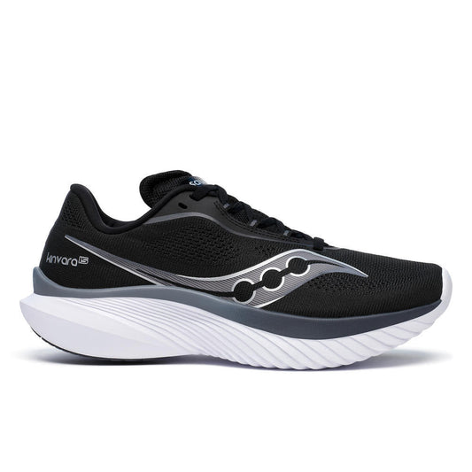 Women's Saucony Kinvara 15, Black/White, 11 B Medium