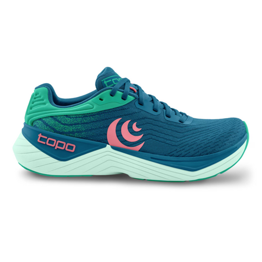 Women's Topo Athletic Ultrafly 5, Blue/Aqua, 6 B Medium