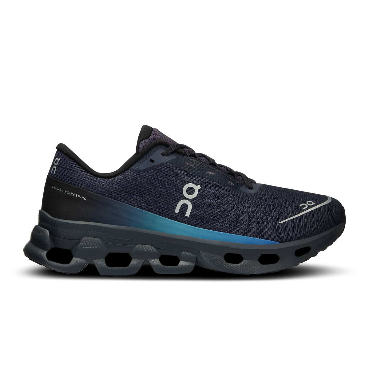 Women's On Cloudspark, Black/Blueberry, 10 B Medium